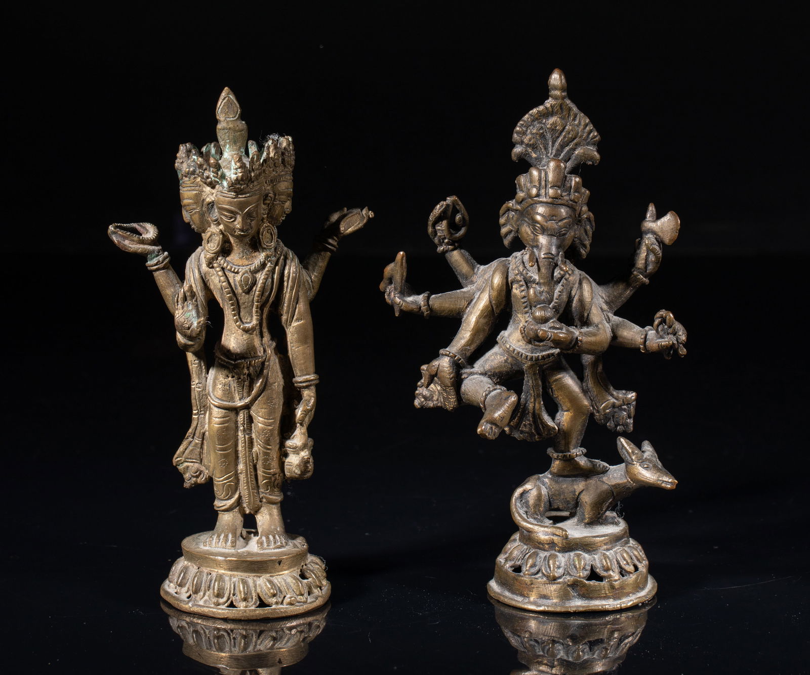 Two Asian Sculptures of Buddha, 1900s (1 of 18)