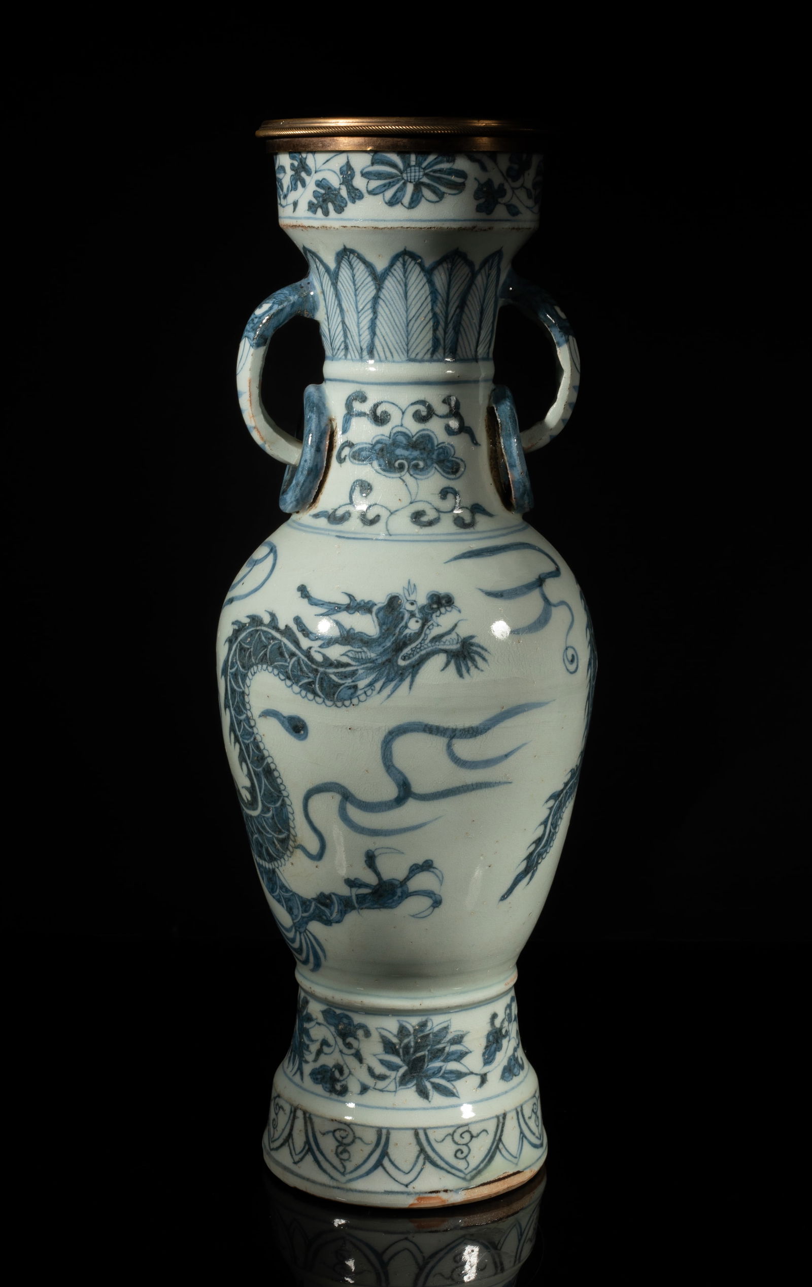 Chinese Export Tall Porcelain Vase (1 of 14)
