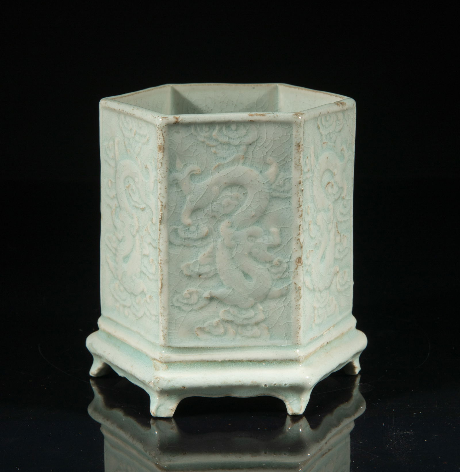 Chinese Hutian Ware Porcelain Brush Pot/ Vase (1 of 10)