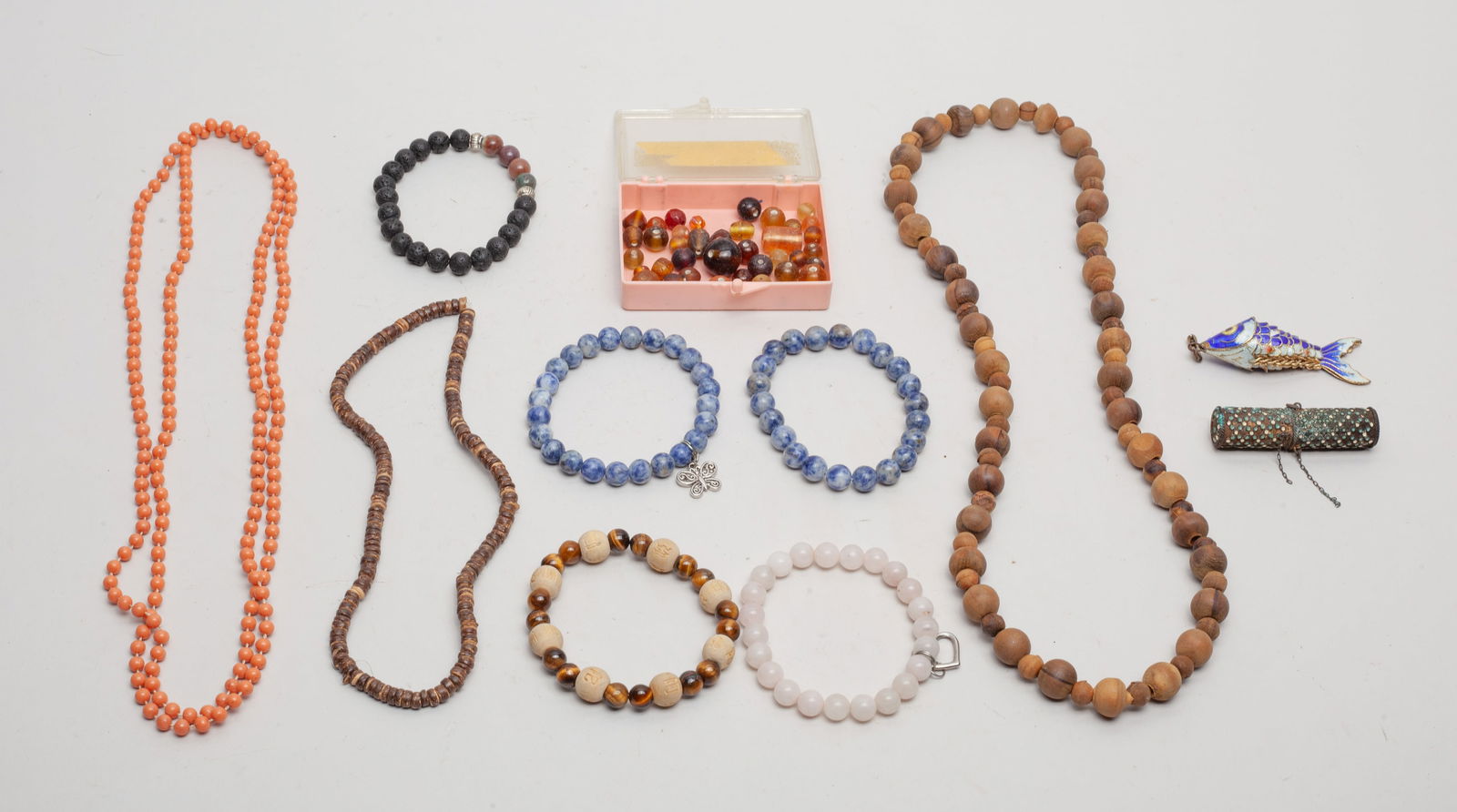 Estate Large Set Chinese Beads & Jewelry (1 of 10)