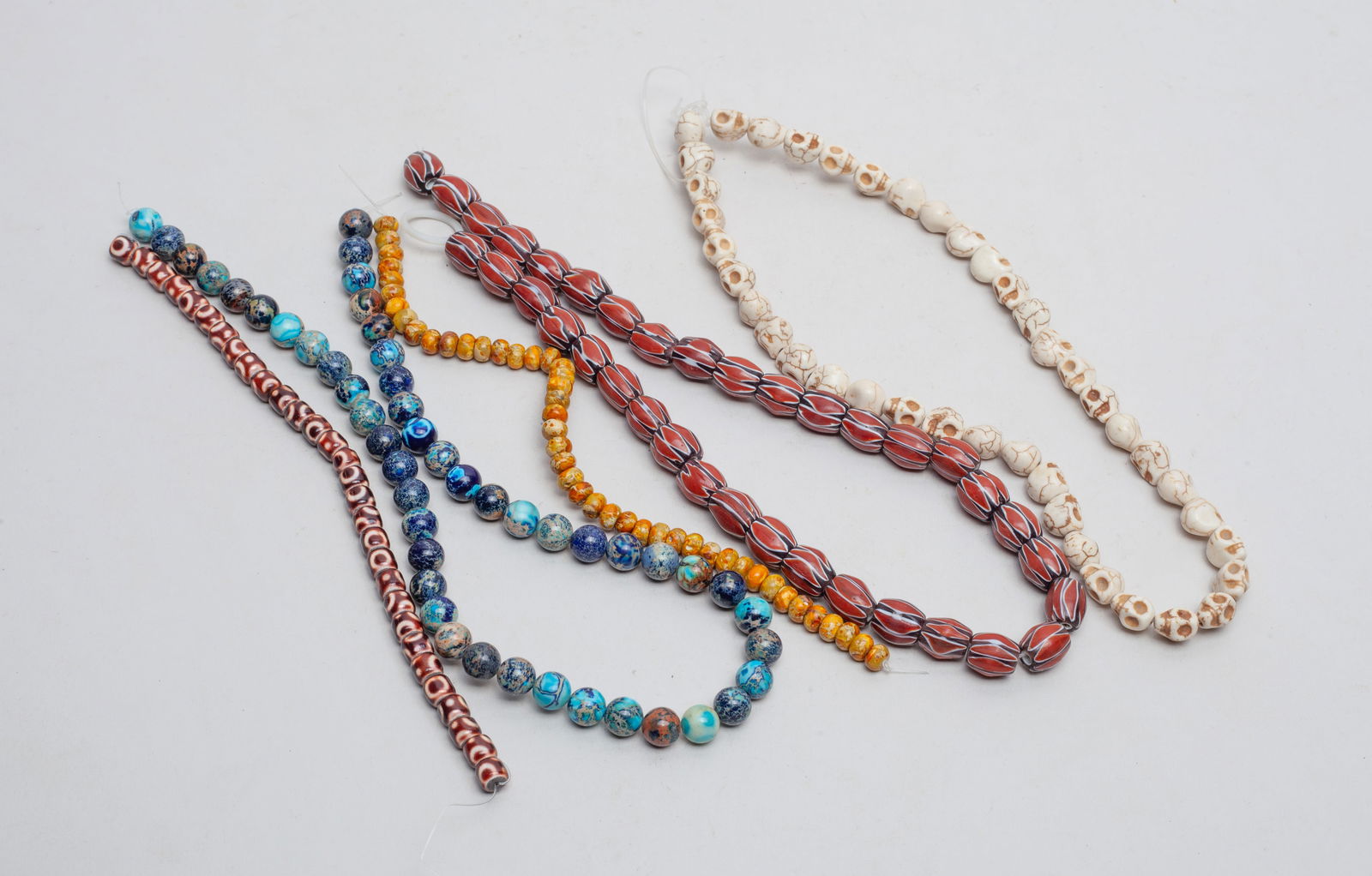 Tibetan Skull Beads & Asian Gemstone Beads (1 of 9)