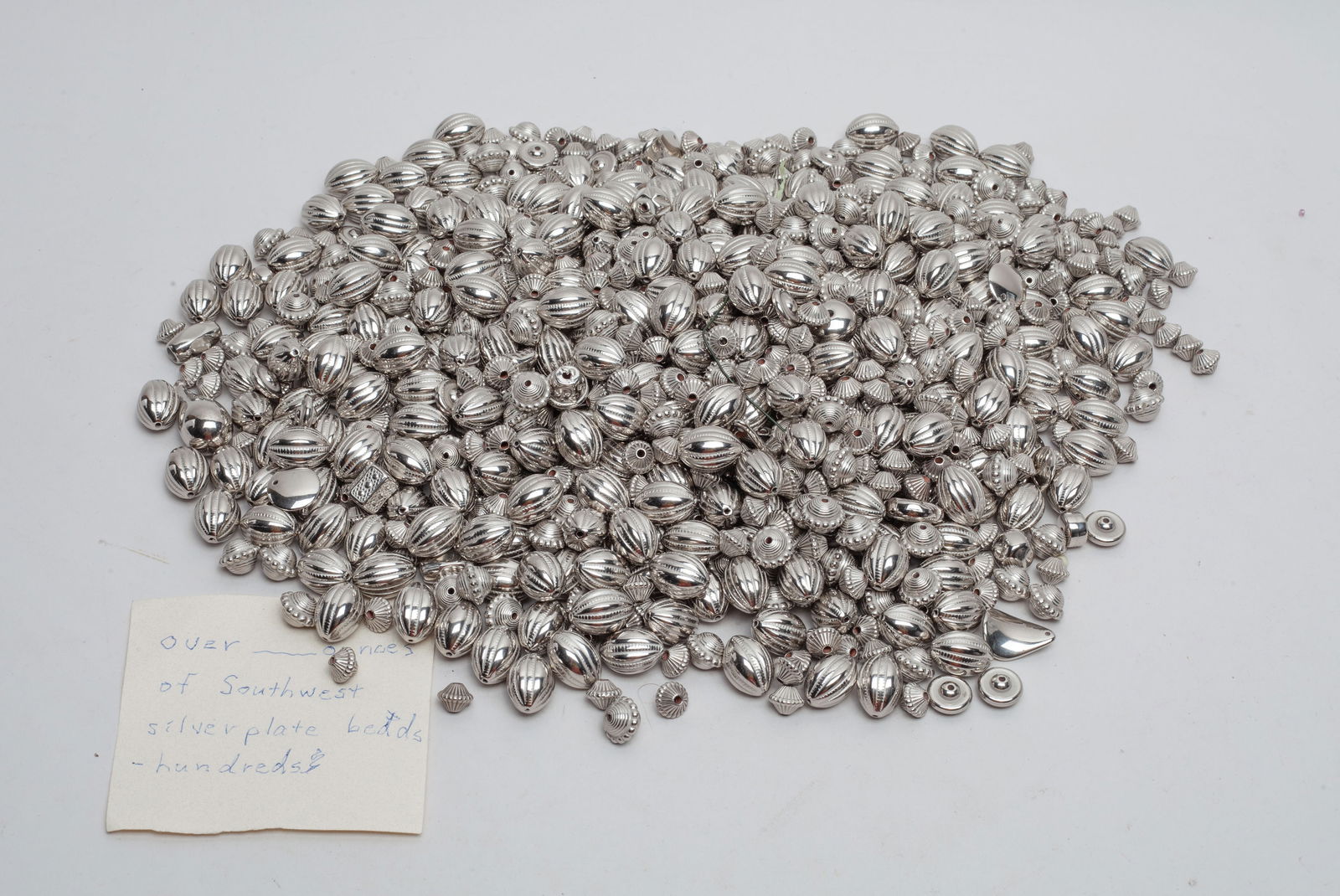 Southwest Silver Plated Beads (1 of 6)