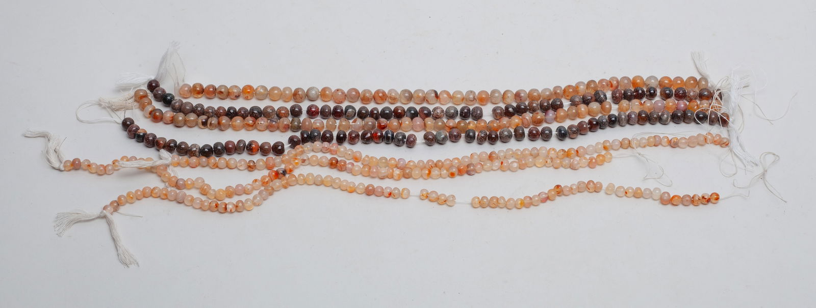 Asian Vintage Cameo Agate Beads: Collection of Asian vintage cameo agate carved beads. Size varies.