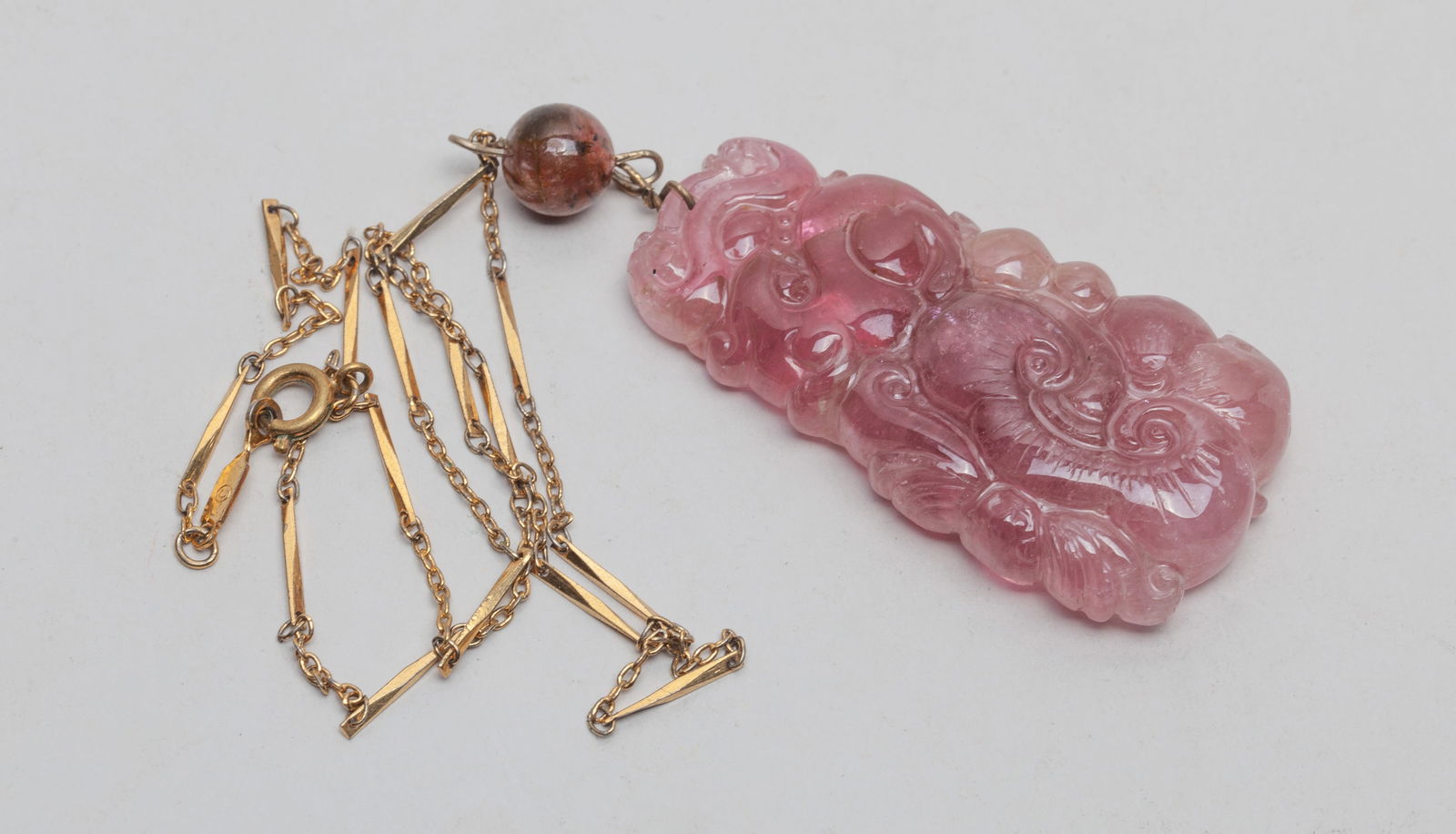 High Quality Chinese Tourmaline w/ G/F Necklace (1 of 9)