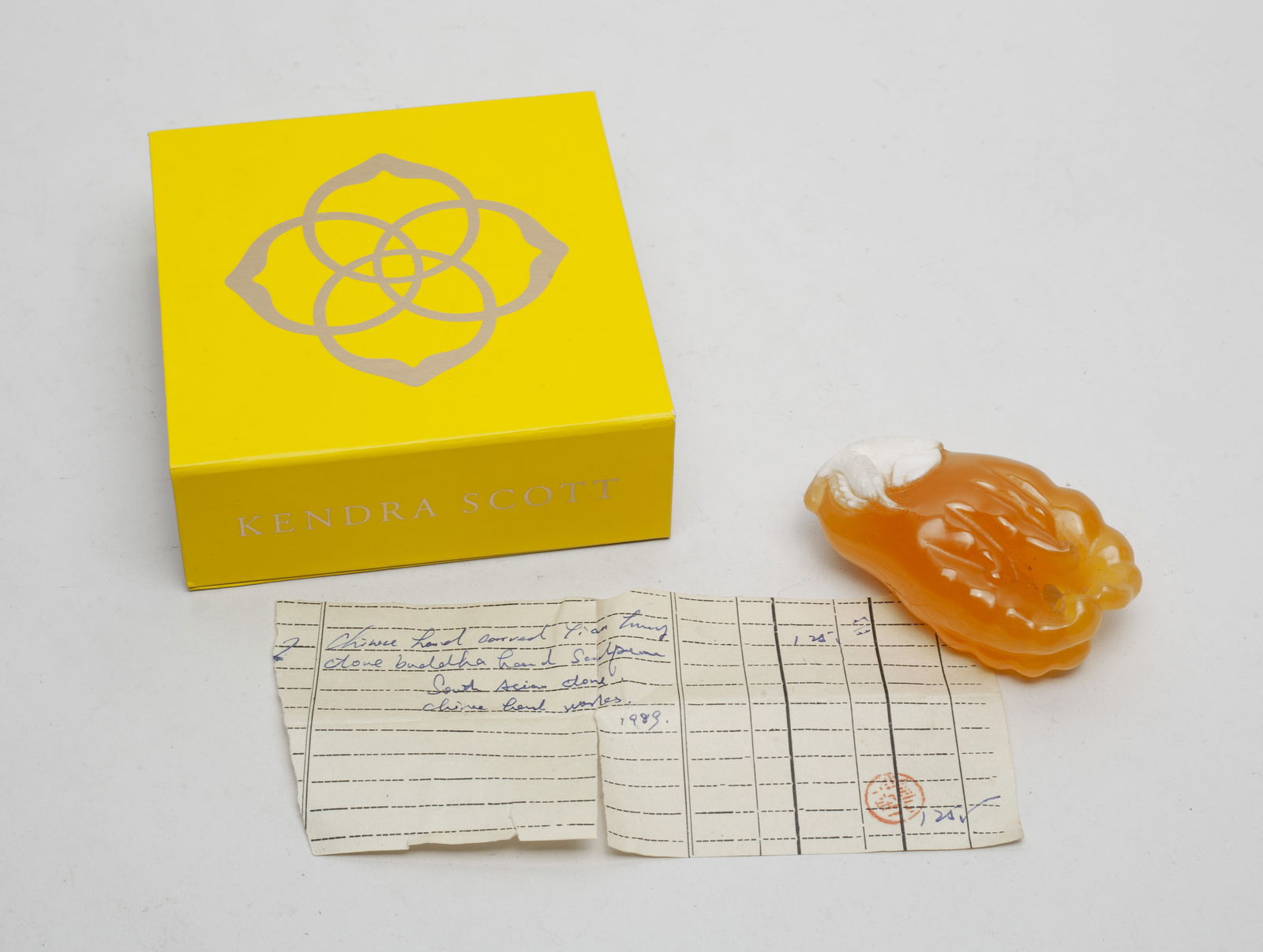 Chinese Carved Asian Tianhuang Stone Buddha Hand (1 of 9)