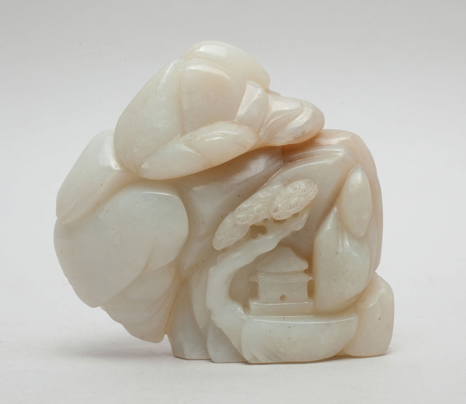Large Chinese White Jade Table Sculpture (1 of 10)
