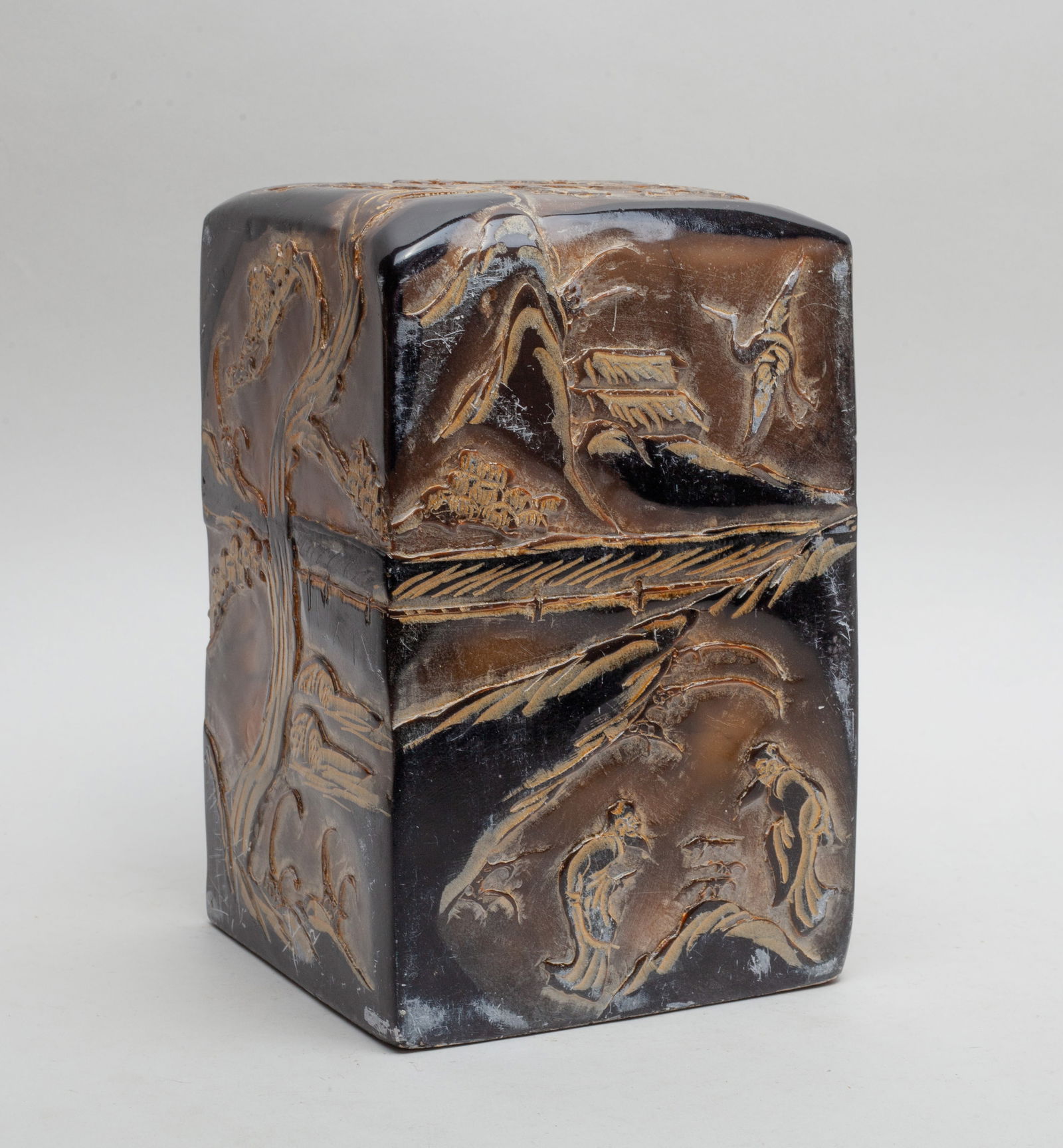 Large Chinese Shoushan Stone Sculpture (1 of 9)