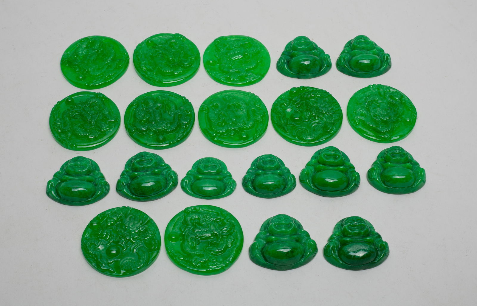 Estate Chinese Jade Like Pendants (1 of 10)