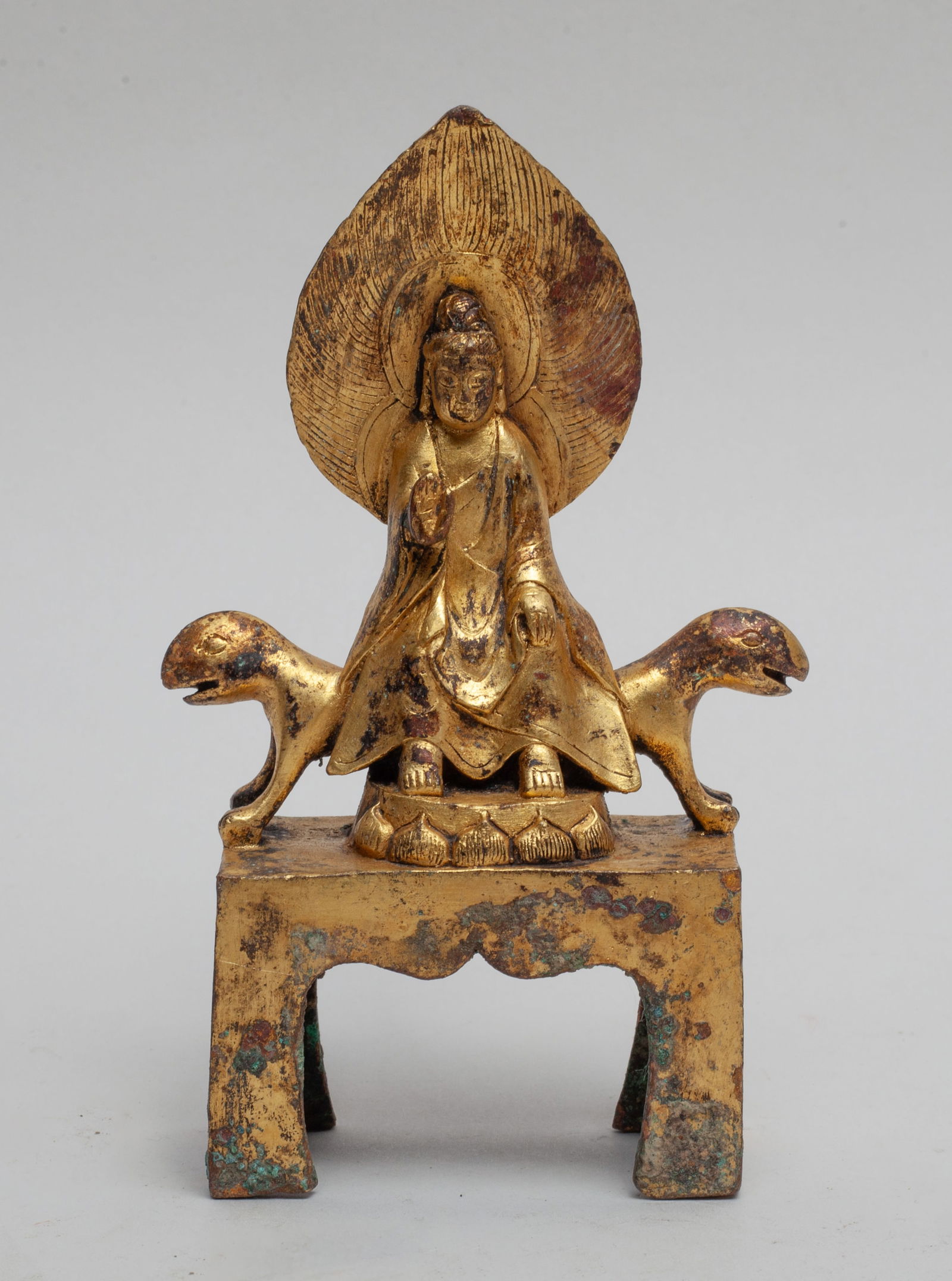Korean Gilt Bronze Seating Buddha (1 of 11)