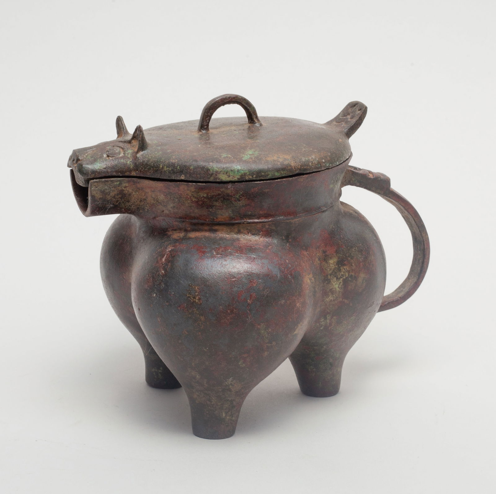 Collectible Chinese Bronze Covered Pot (1 of 12)