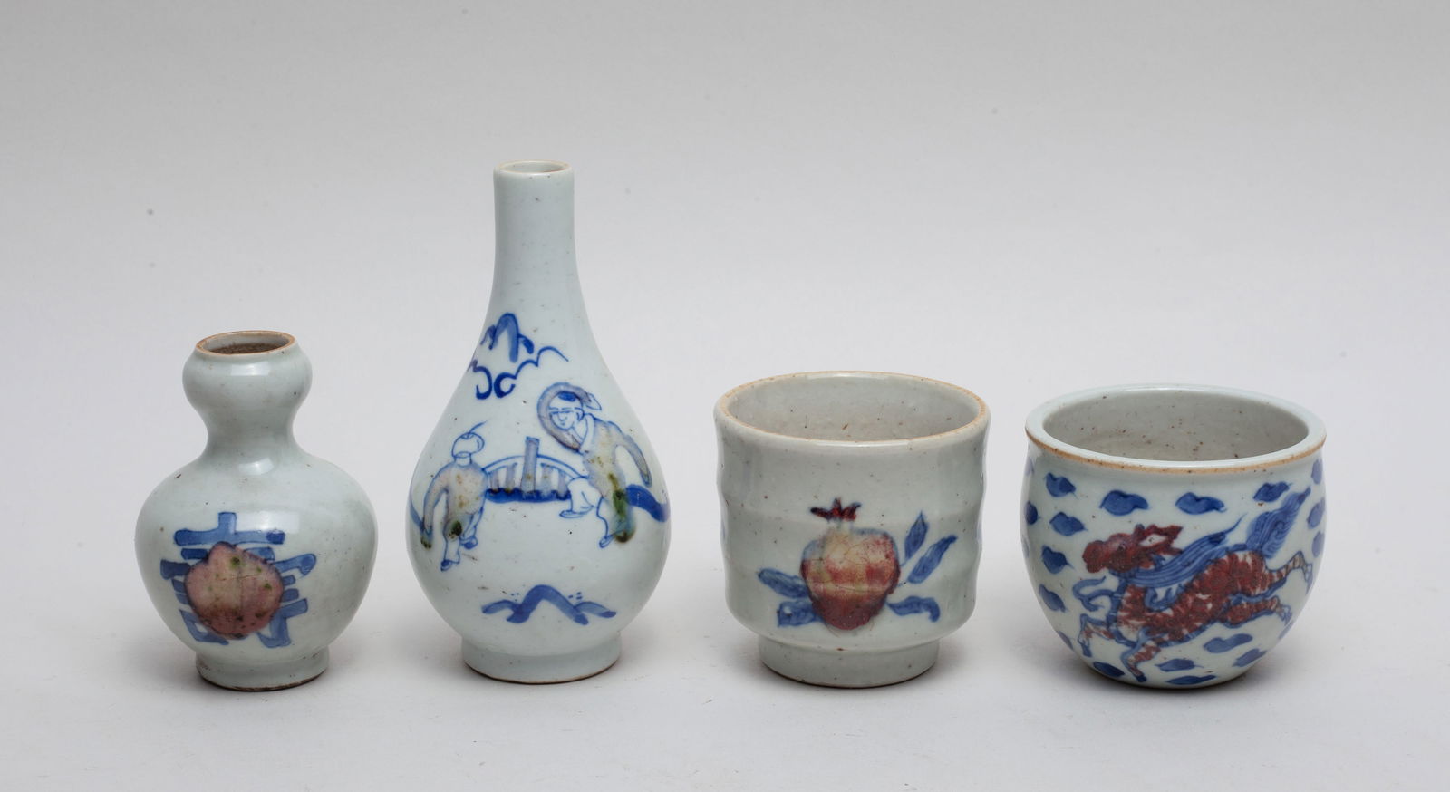 Chinese Porcelain Censer, Bottle & Vase (1 of 14)