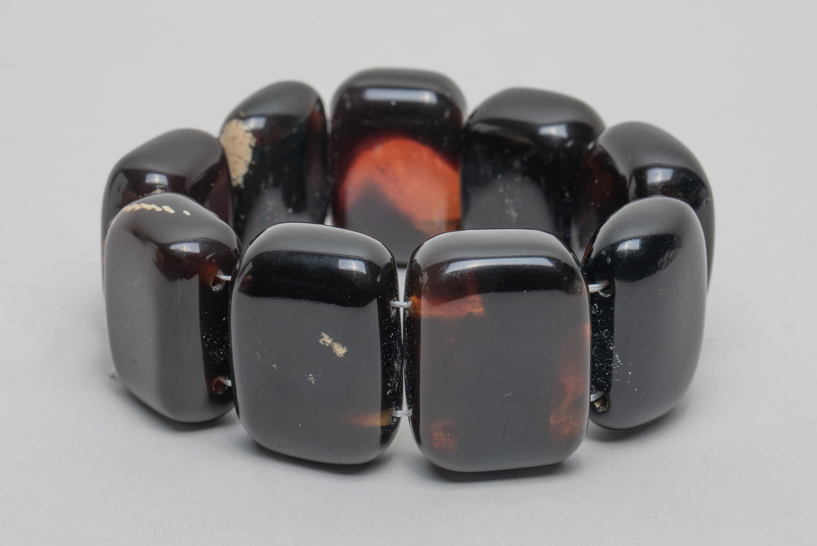 Collectible Chunk Bead Amber Bracelet (1 of 9)