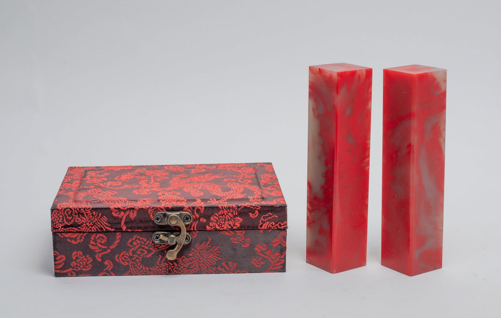 Two Chinese Tall Stone Seals (1 of 10)