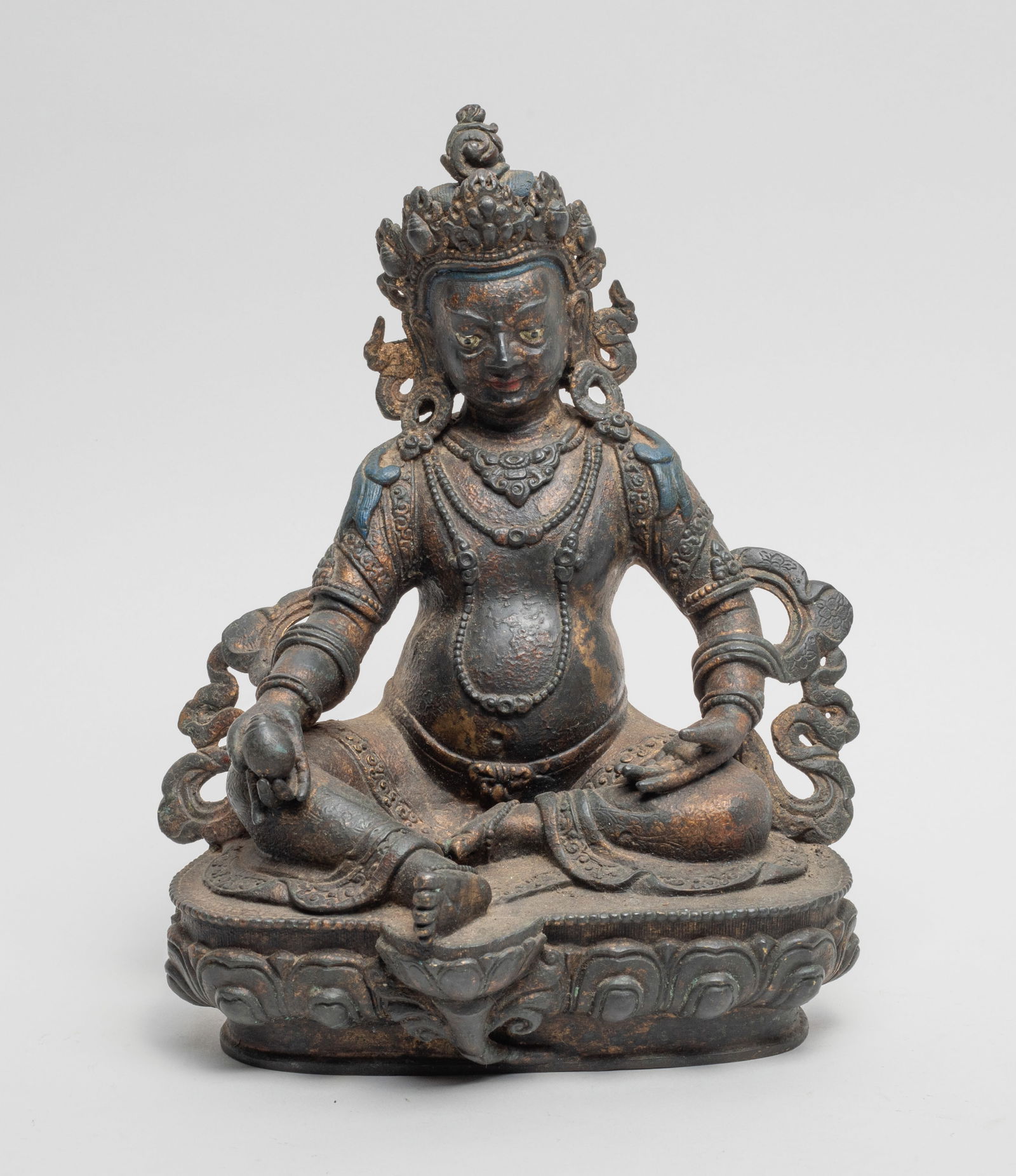 Early Style Chinese Painted Bronze Buddha (1 of 10)