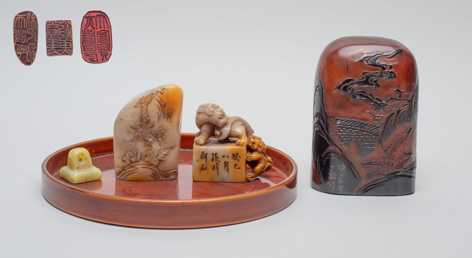 Estate Chinese Shoushan Stone Seals (1 of 18)