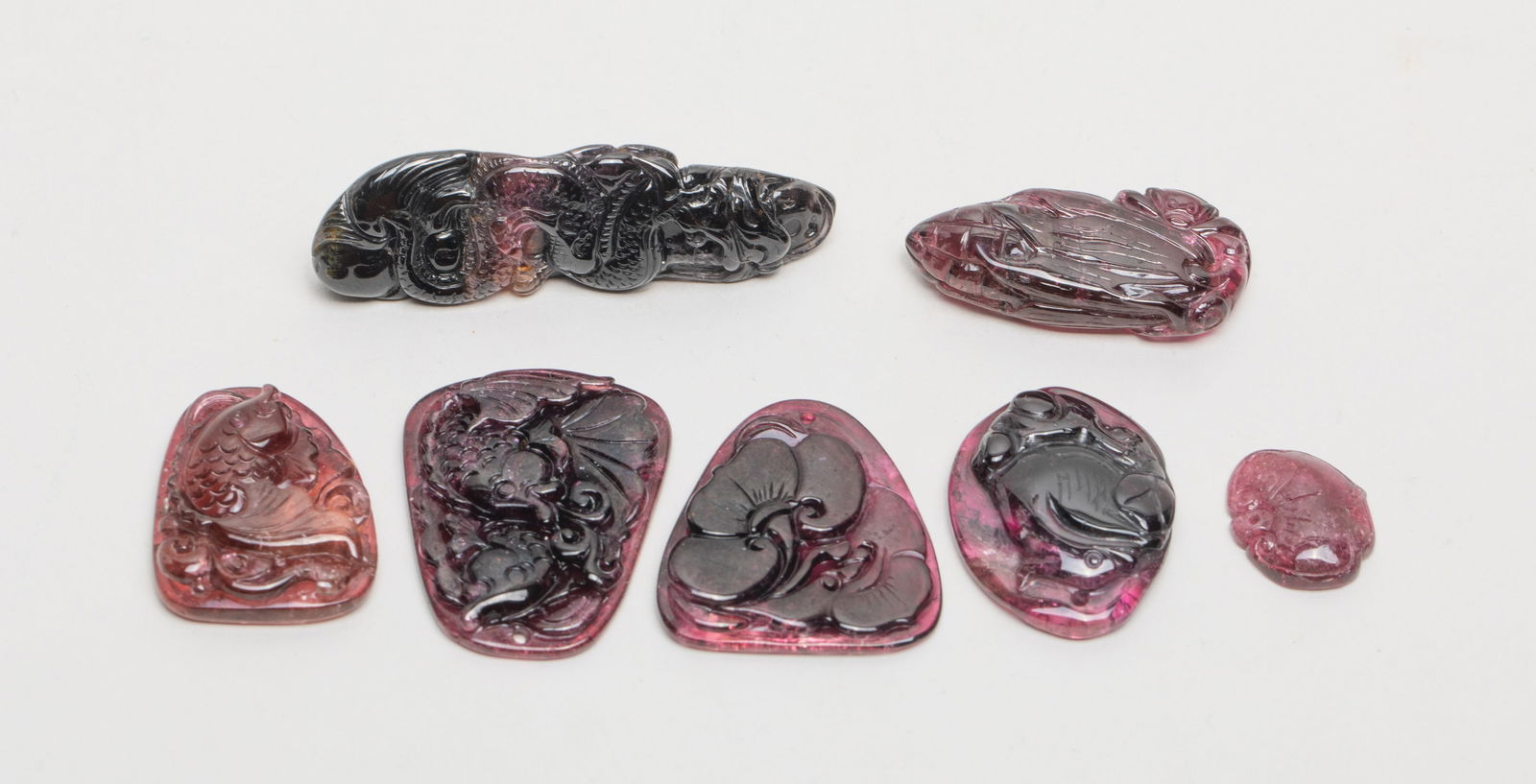 Chinese Export Tourmaline Pendants (1 of 11)