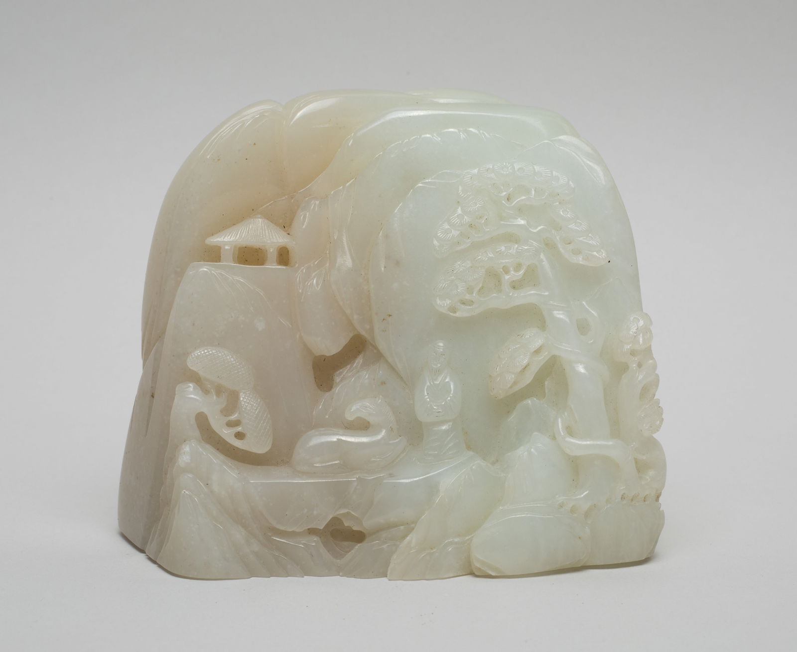 Chinese White Jade Table Sculpture (1 of 10)