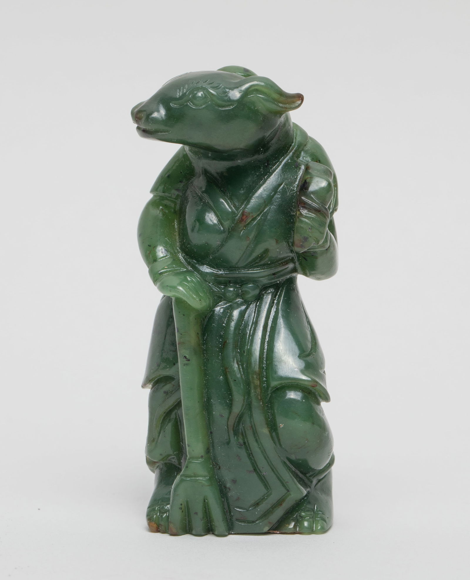Chinese Spinach Jade Figure (1 of 10)