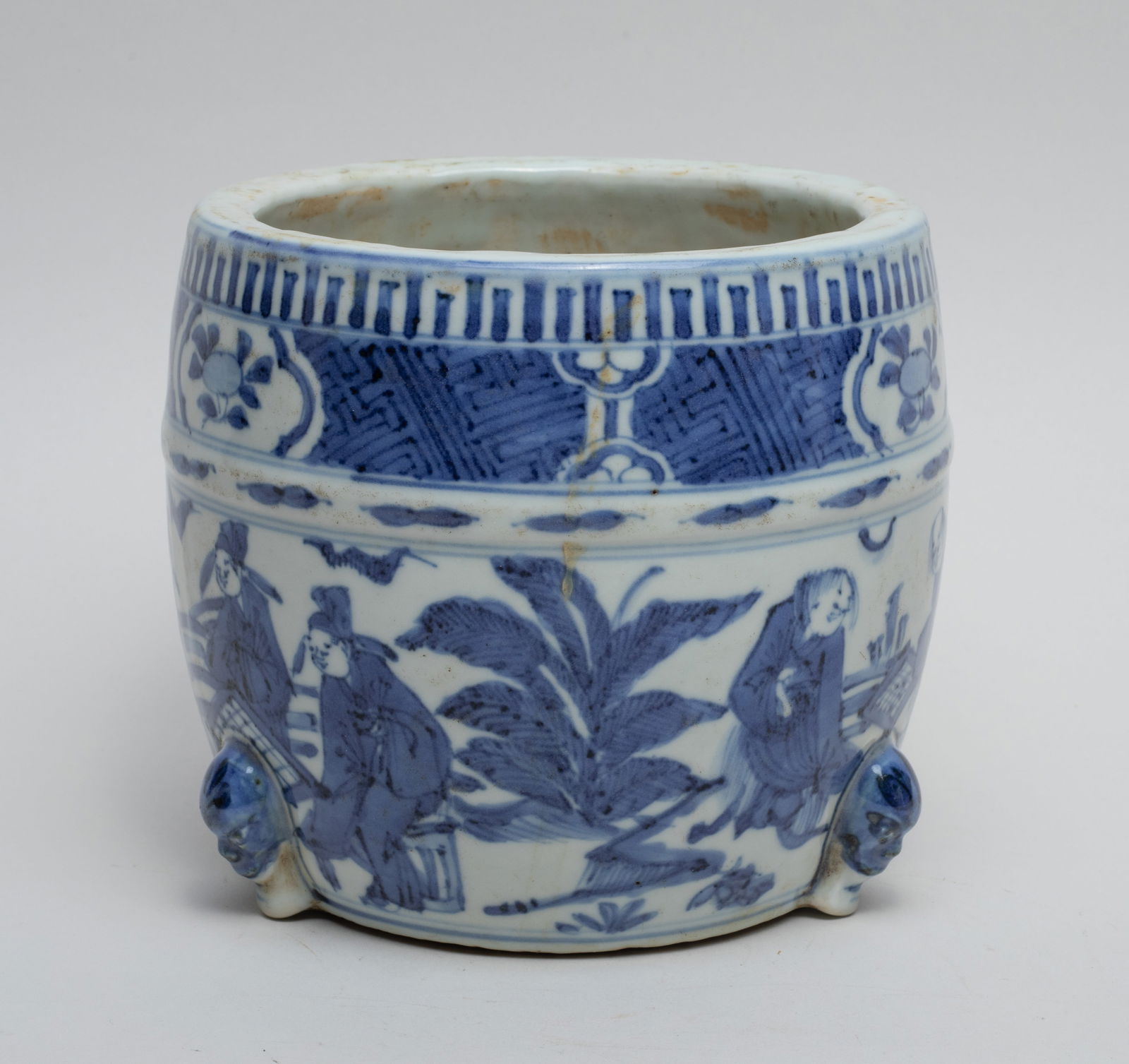 Chinese Blue & White Porcelain Large Censer (1 of 10)