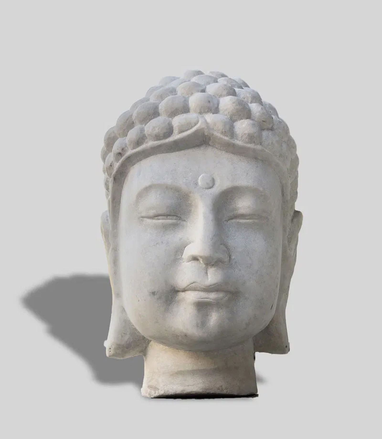 Collectible Large Chinese Marble Buddha Head (1 of 7)