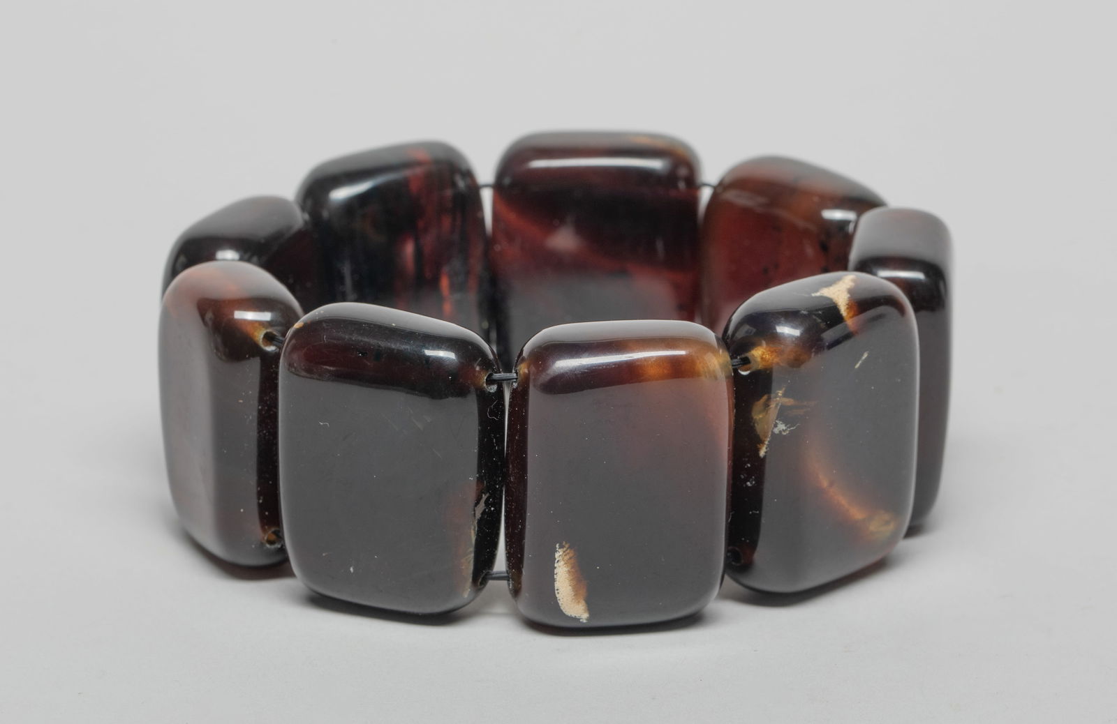 Chunk Bead Nature Amber Bracelet (1 of 9)