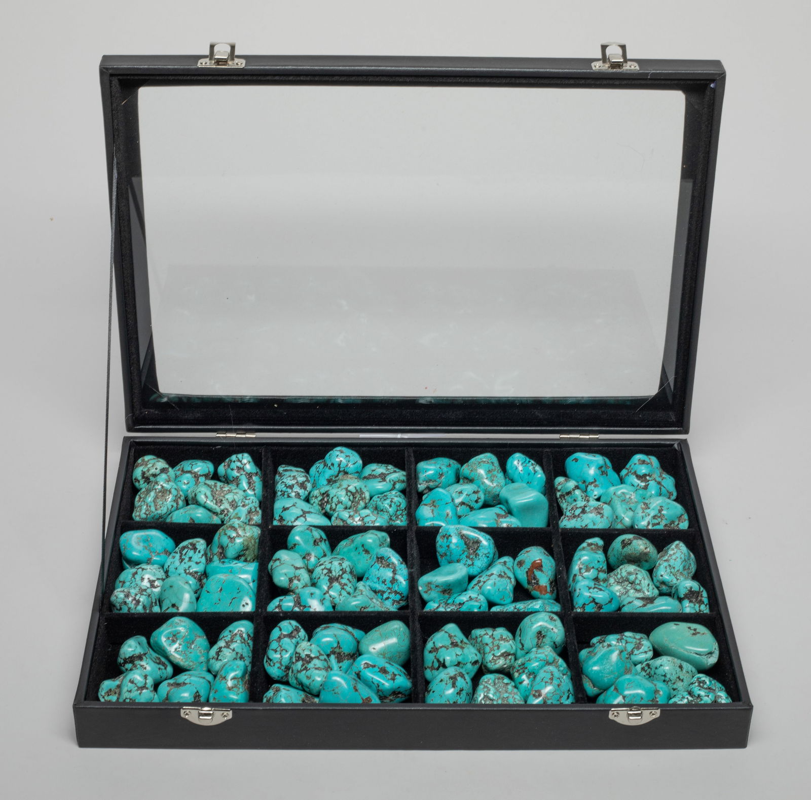 Large Box of Turquoise Like Beads (1 of 7)