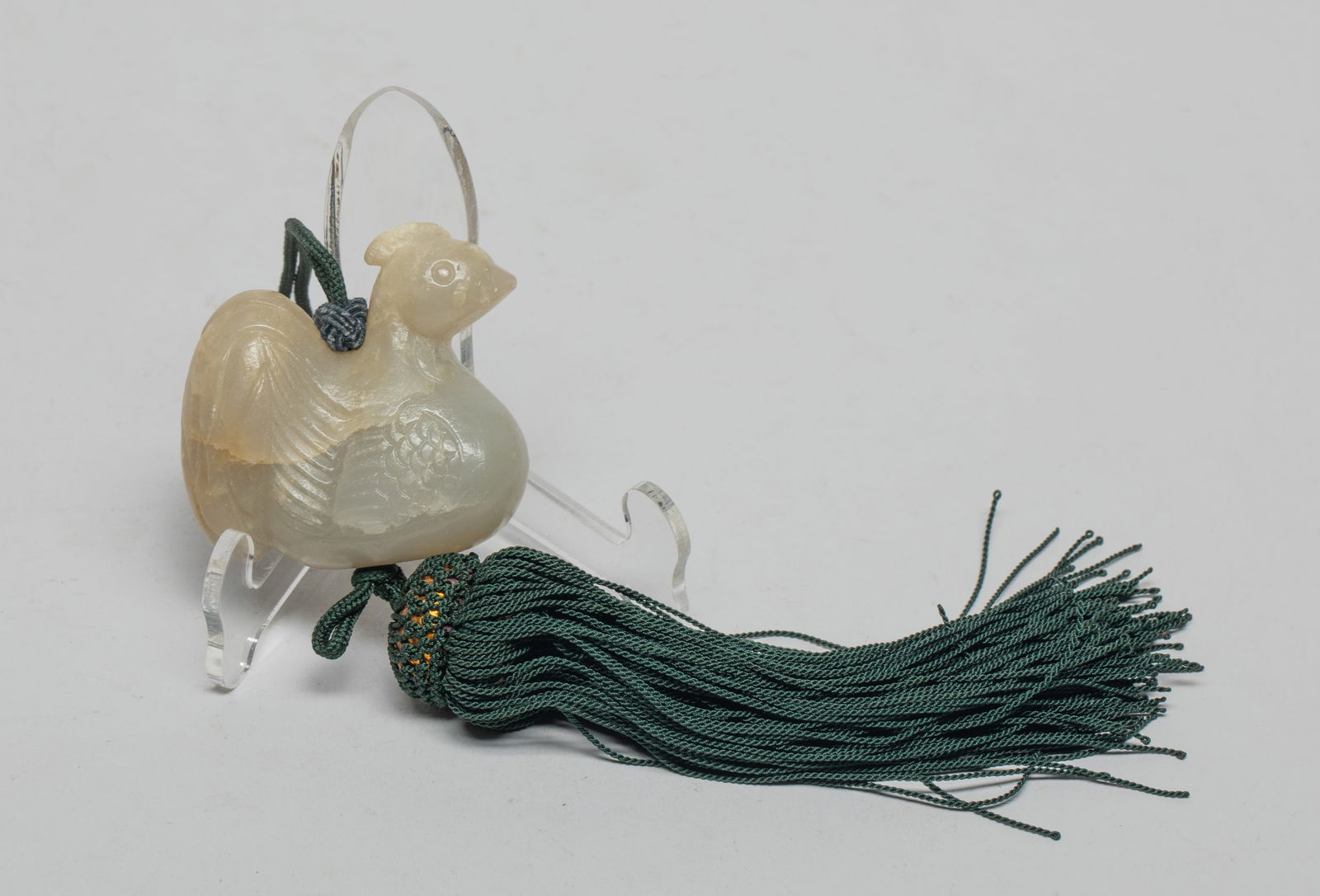 Chinese Ming Type Jade Chicken Pendant (1 of 11)