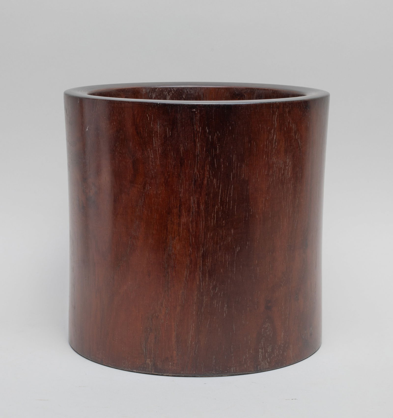 Large Chinese Wood Brush Pot (1 of 8)
