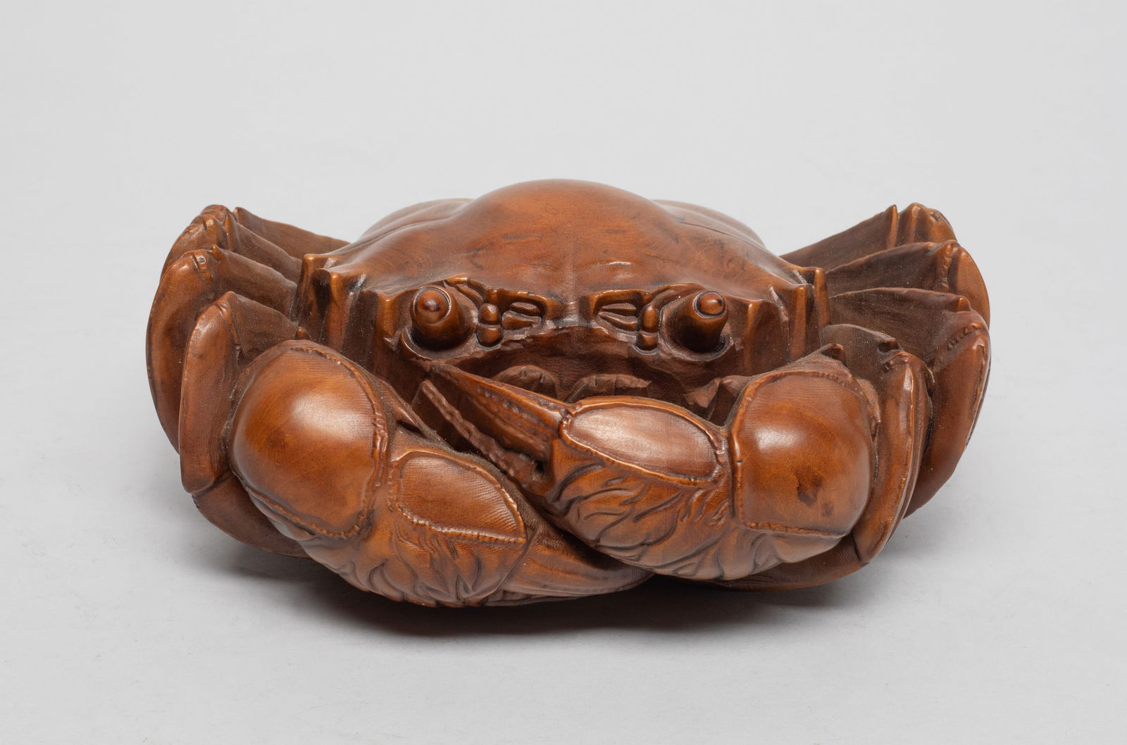 Chinese Export Large Boxwood Sculpture (1 of 10)