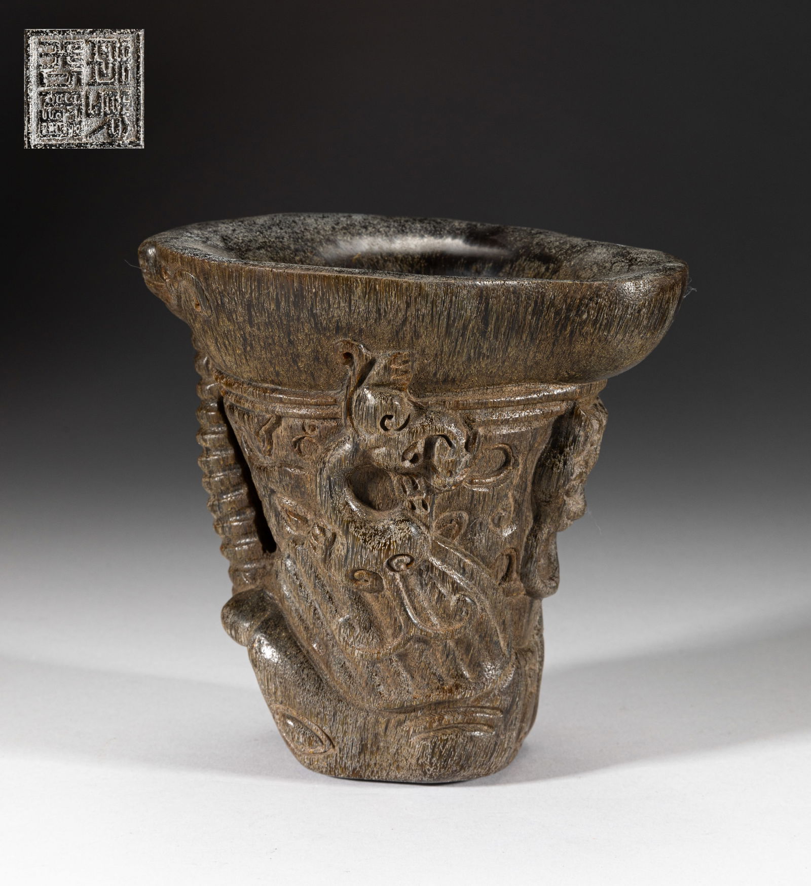 Chinese Carved Cup (1 of 14)