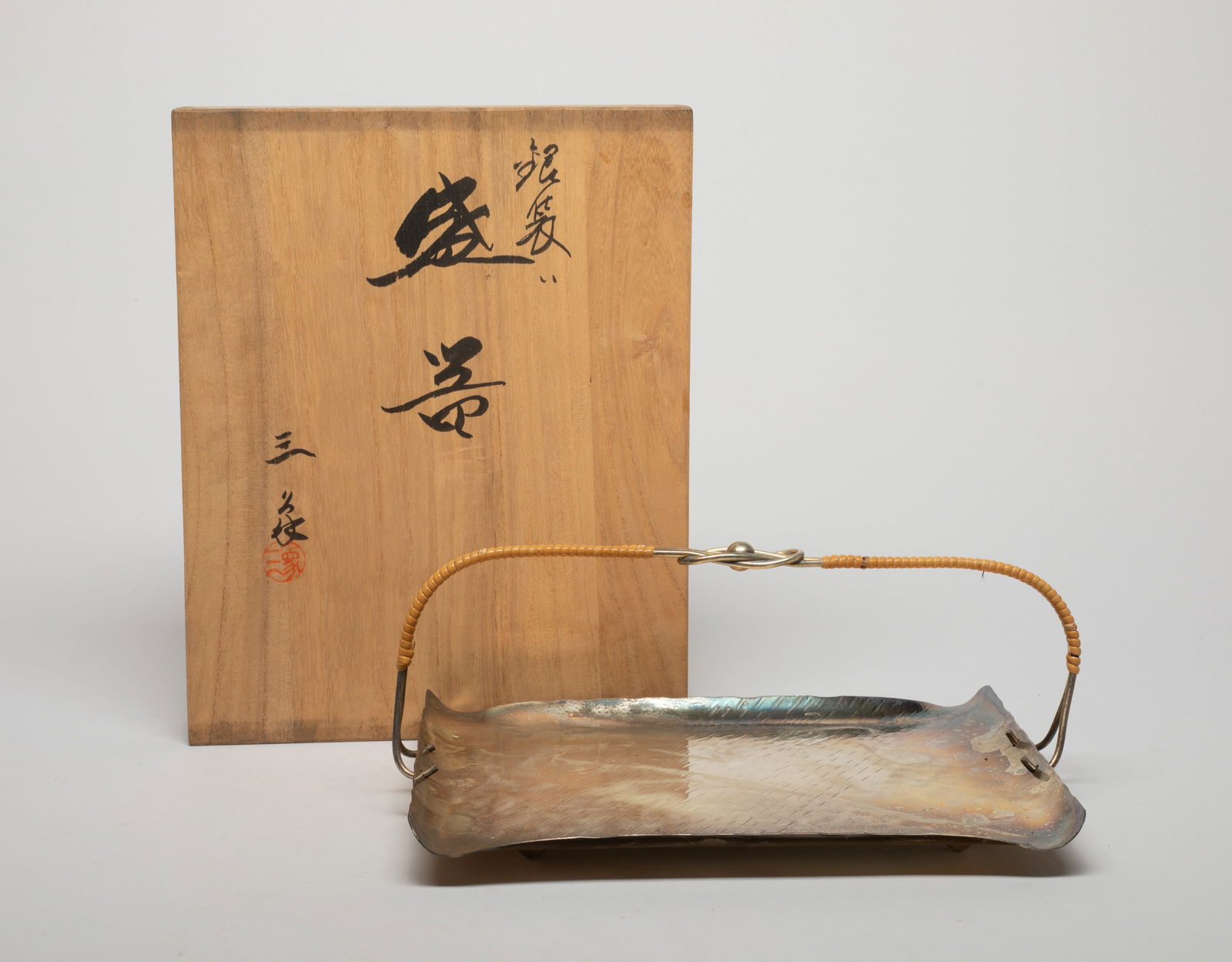 Japanese Silver Large Tray (1 of 11)