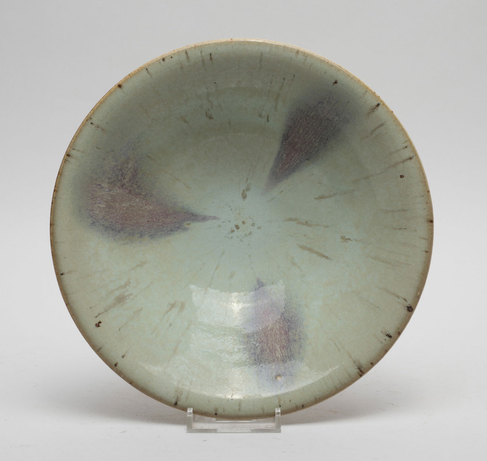 Large Chinese Jun Ware Porcelain Tea Bowl (1 of 11)