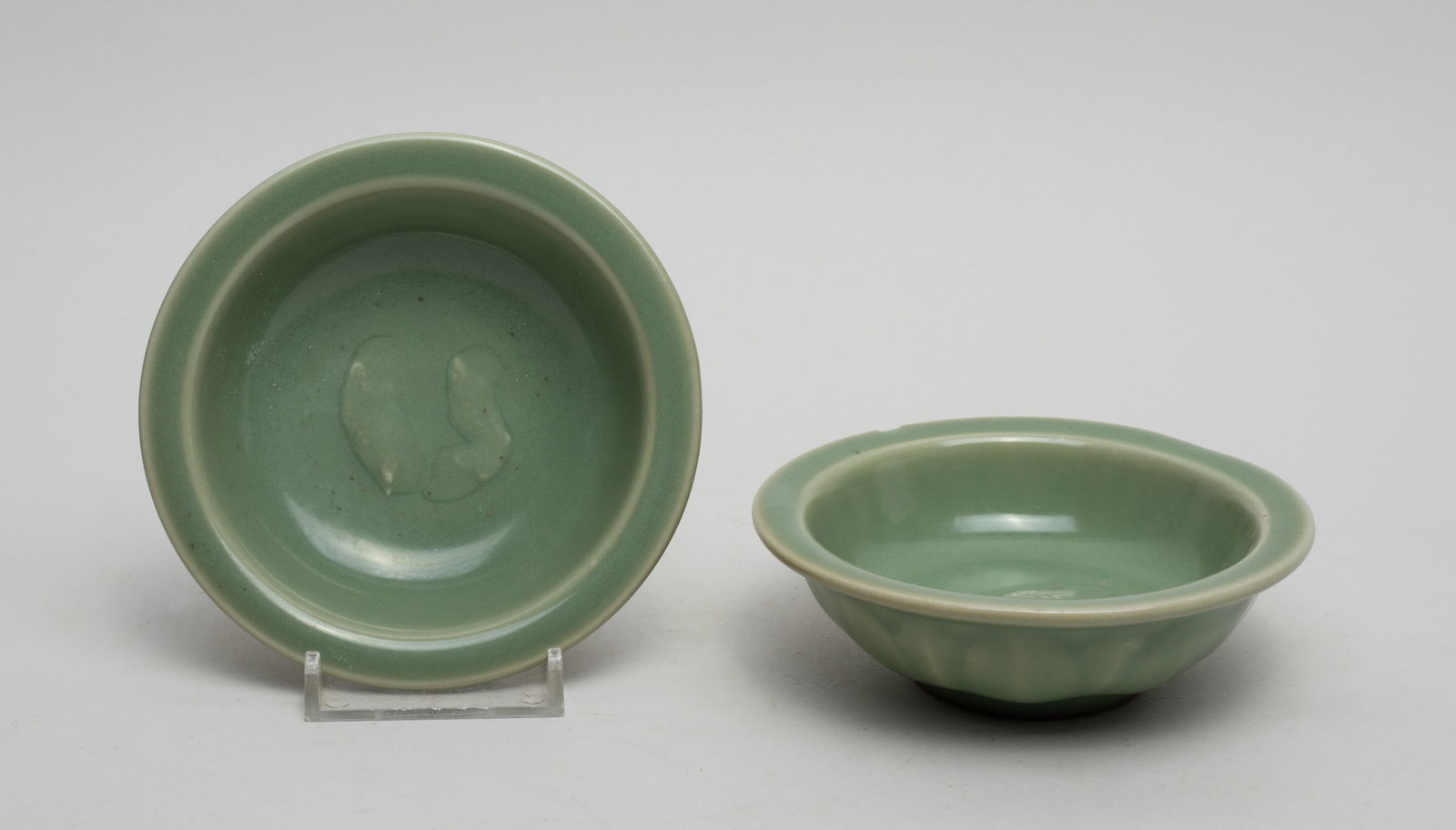 Two Chinese Longquan Porcelain Dishes (1 of 11)