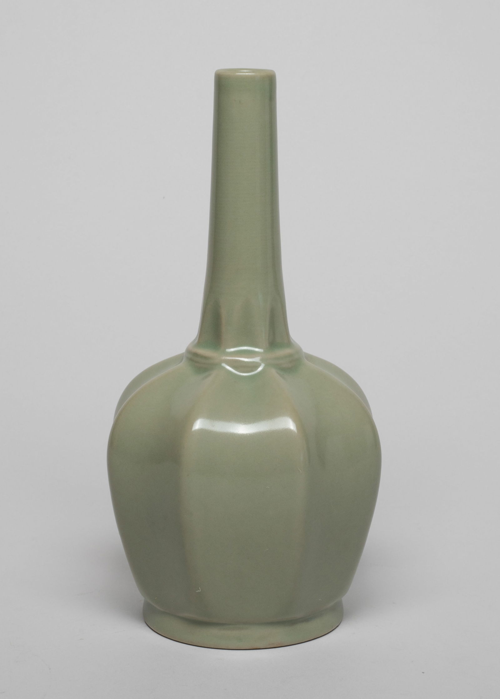 Chinese Export Celadon Glazed Porcelain Vase (1 of 8)
