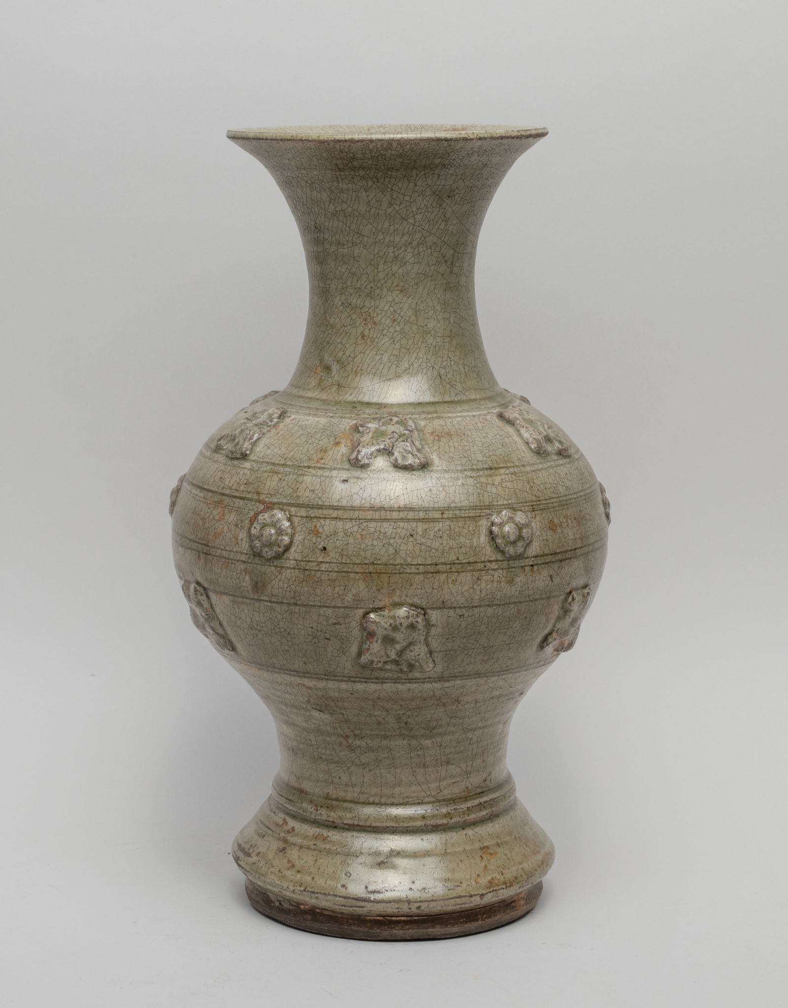 Tall Chinese Yue Ware Porcelain Vase (1 of 12)