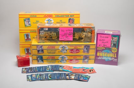 Large Set Collectible Sports Cards