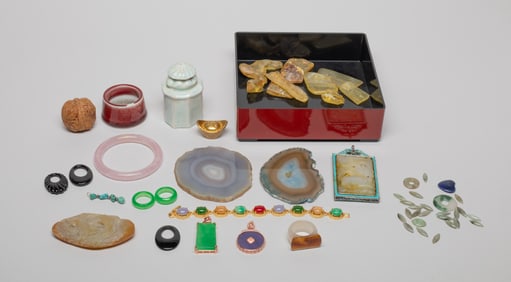 Estate Chinese Porcelain & Jewelry Sets