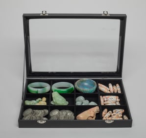 Chinese Peiking Glass, Fengshui Coins & Decors