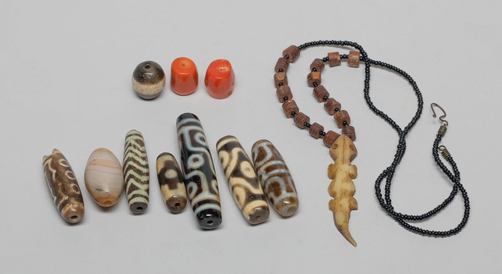Chinese Export Large Set Beads (1 of 12)