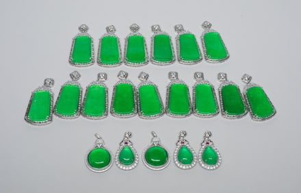 Estate Chinese Export Jewelry Pendants