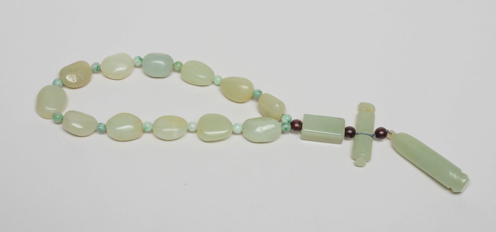 Chinese Export Jade Prayer Beads (1 of 13)