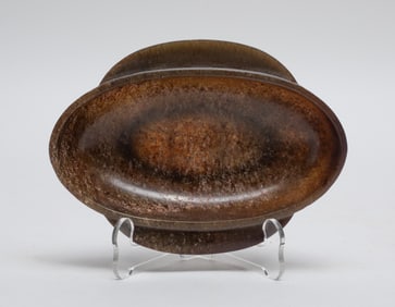 Chinese Burnt Jade Boat Cup