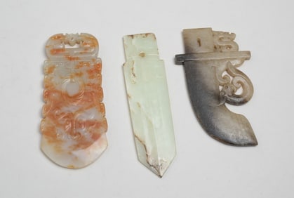 Set Chinese Jade/ Stone Carvings
