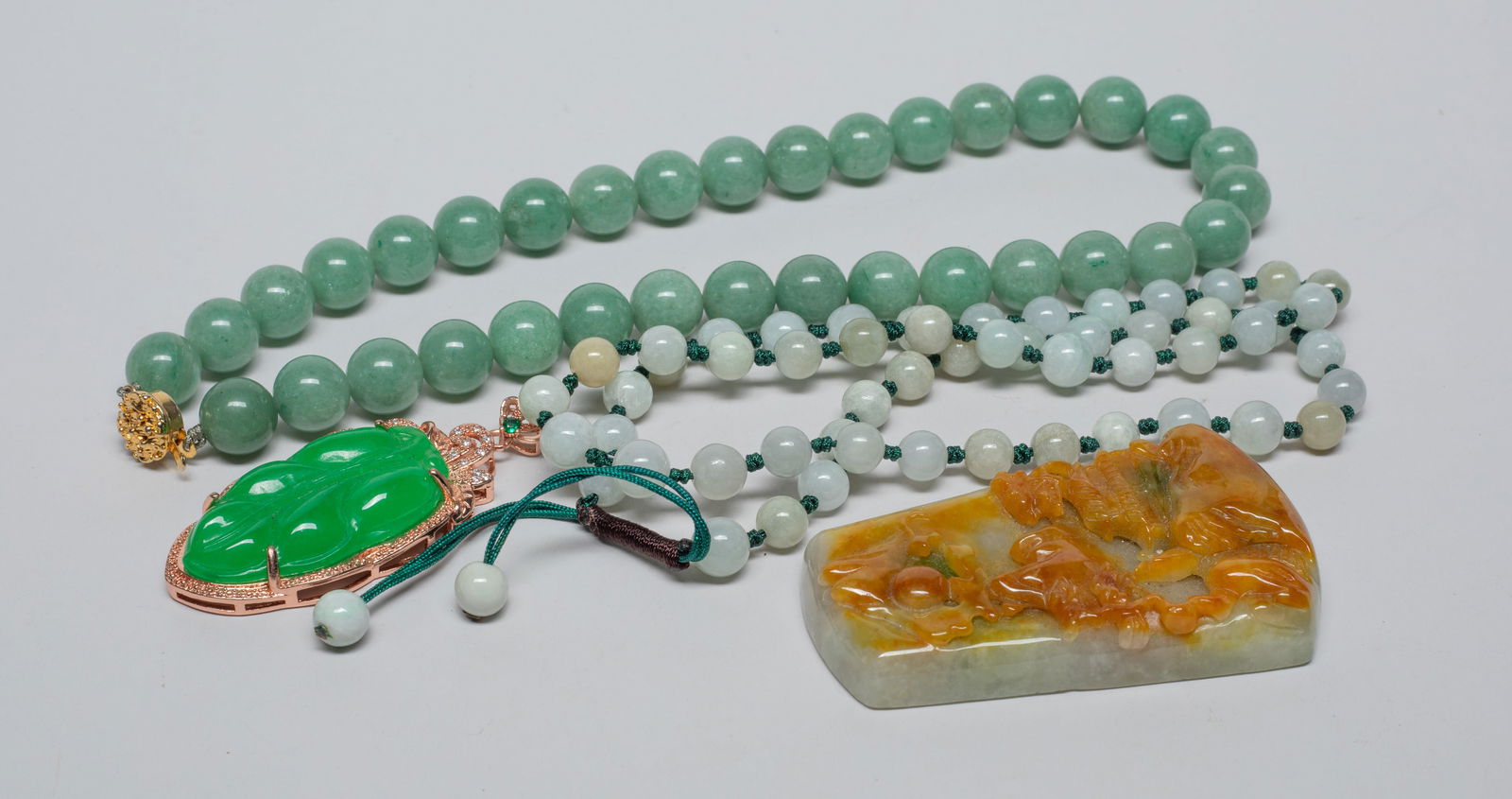 Chinese Export Jade Like Jewelry (1 of 13)