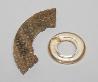 Chinese Jade & Rock Crystal Carvings