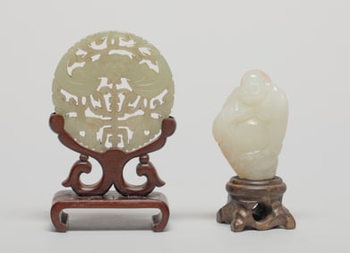 Two Chinese Jade Carvings