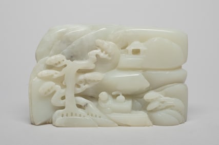Large Chinese White Jade/ Stone Sculpture