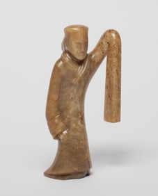 Tall Chinese Jade Figure