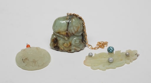 Chinese Export Jade Carvings