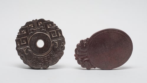 Two Chinese Export Plaques